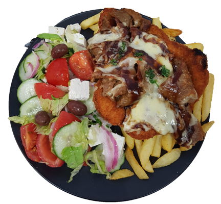 HSP with Chips and Salad