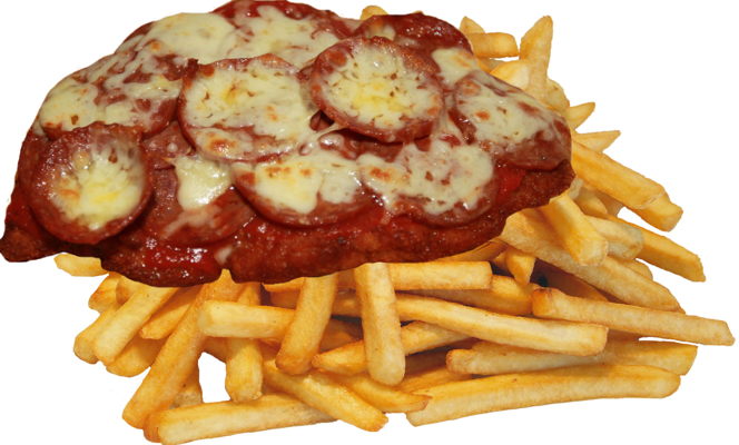 Ham Parma with Chips