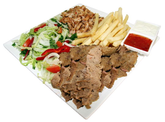 HSP Kebab Meat & Chips - Pack Large