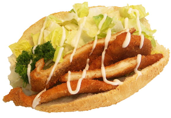 Chicken Schnitzel Fresh Bread Roll