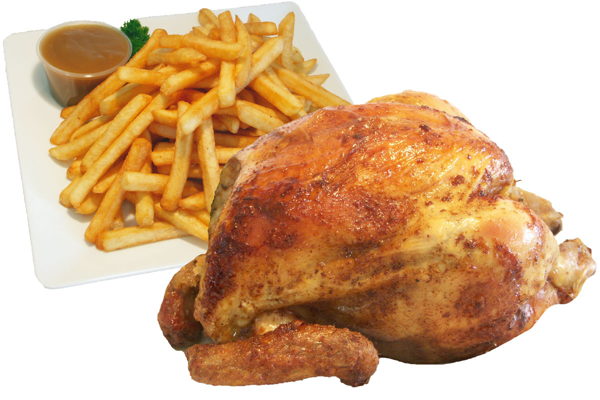 1 Chicken & Large Chips with Small Gravy