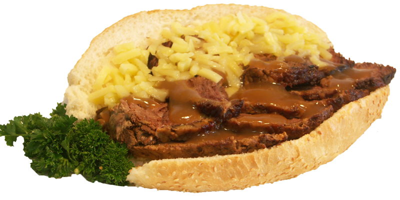 Roast Beef with Bread Roll
