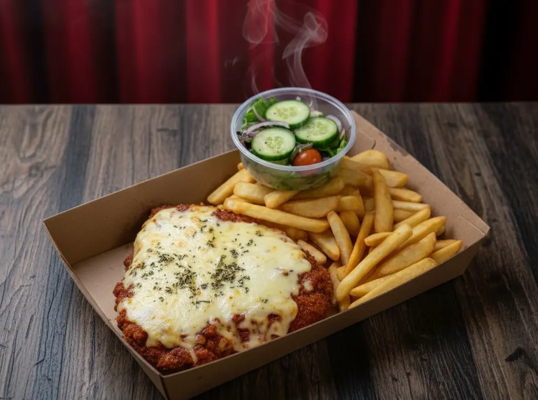 Chicken Ham Parmigiana