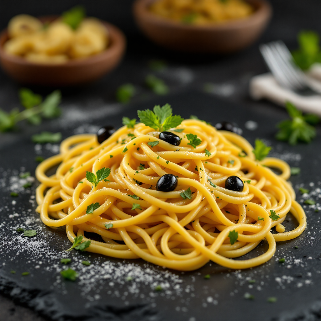 70. Pasta Aglio e Olio (scharf)